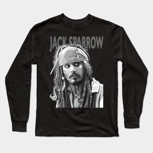 Captain Jack Sparrow Long Sleeve T-Shirt